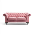 Sofa, Chesterfield 2 Plastikowy fotelik różowy poliester Plastikable sofa, 160 x 84 x 75 cm