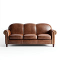 Sofa, 3-osobowa w kolorze brązowym w polipropylenowej, syntetycznej skórze, 205 x 90 x 95 cm